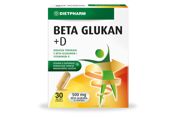 Dietpharm Beta glukan + vitamin D a30