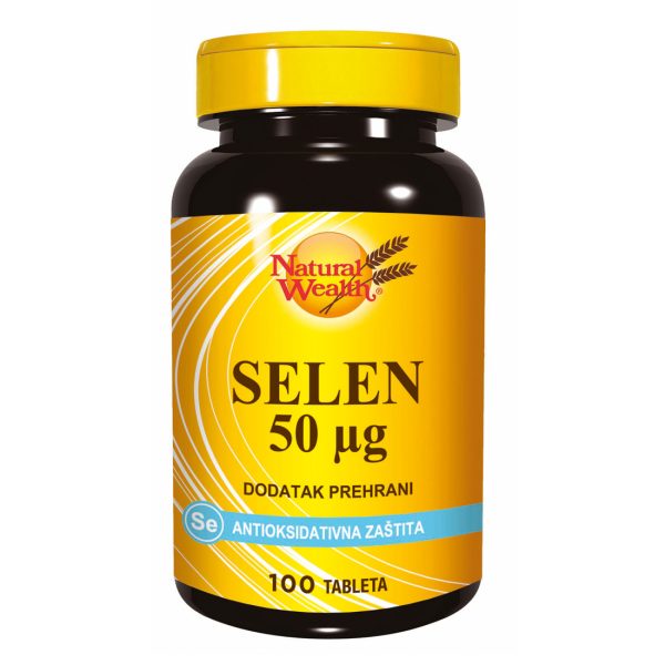 NATURAL WEALTH SELEN 50MCG TABLETE A100