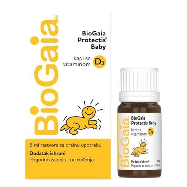 BIOGAIA PROTECTIS +D3 BABY KAPI 5ML