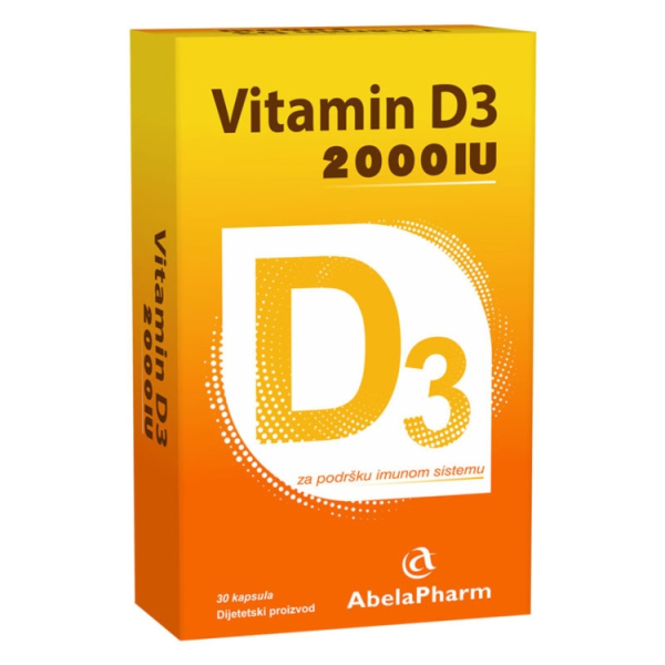 Vitamin D 2000 IU 30kom Abela Pharm