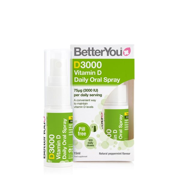 BetterYou vitD 3000IU sprej 15ml