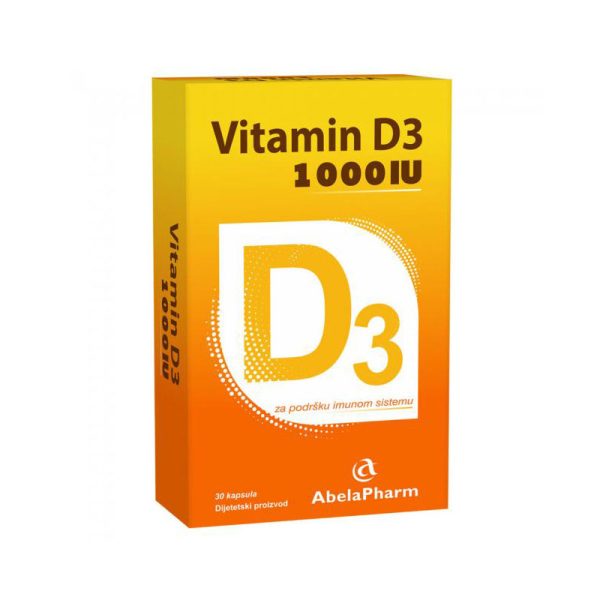 Vitamin D 1000 IU 30kom Abela Pharm