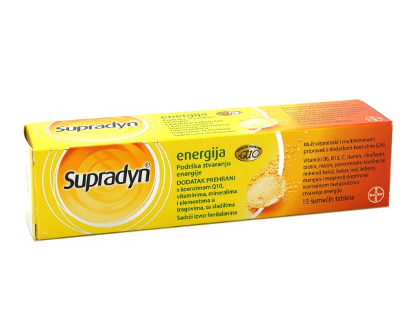 Supradyn Q10 fast energy šumeće tablete a15