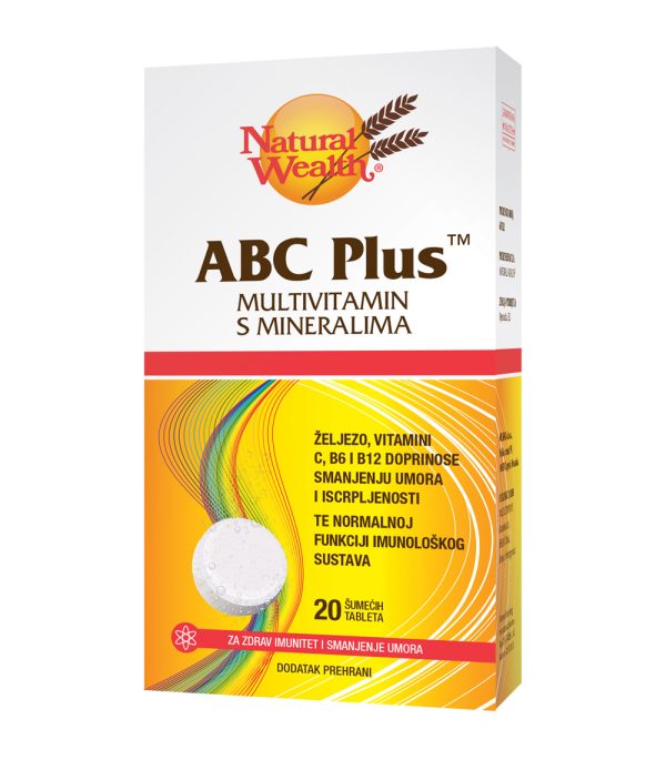 NATURAL WEALTH ABC PLUS ŠUMEĆE TABLETE A20