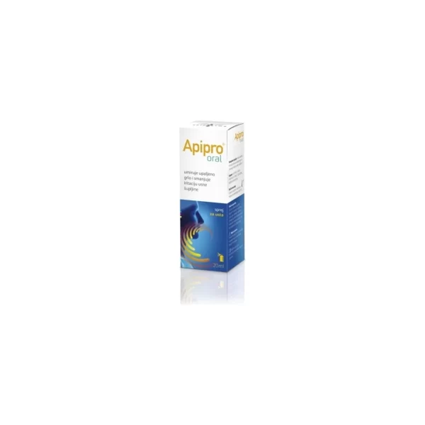 APIPRO ORAL SPREJ ZA GRLO 20ML