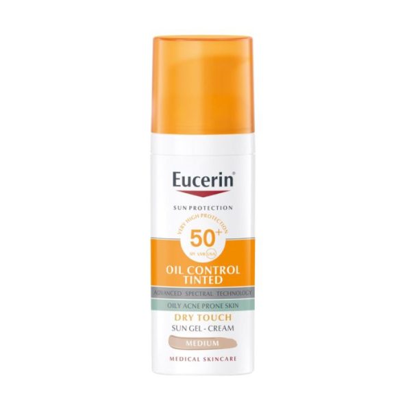 EUCERIN SUN PIGMENT CONTROL MEDIUM TONIRANA GEL-KREMA SPF50 50ML