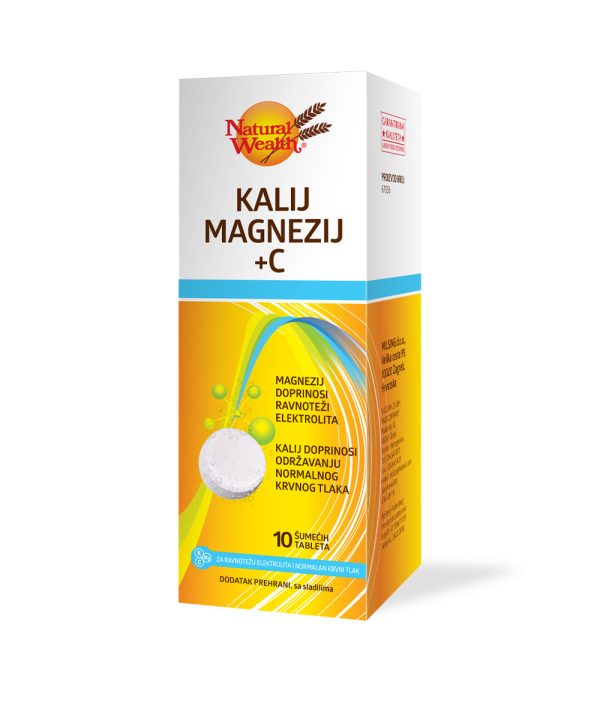 NATURAL WEALTH KALIJ MAGNEZIJ+C ŠUMEĆE TABLETE A10