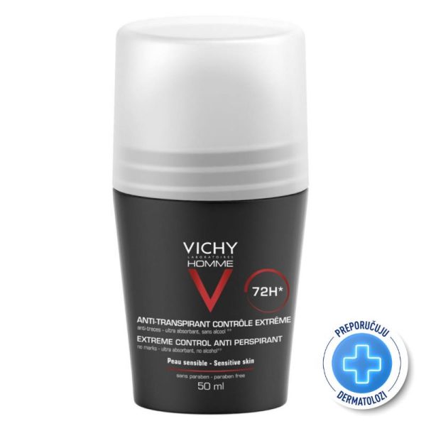 Vichy HOMME ATIPERSPIRANT ROLL ON 50ML