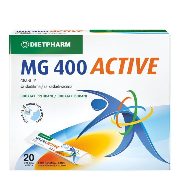 DIETPHARM MG 400 Active granule A20