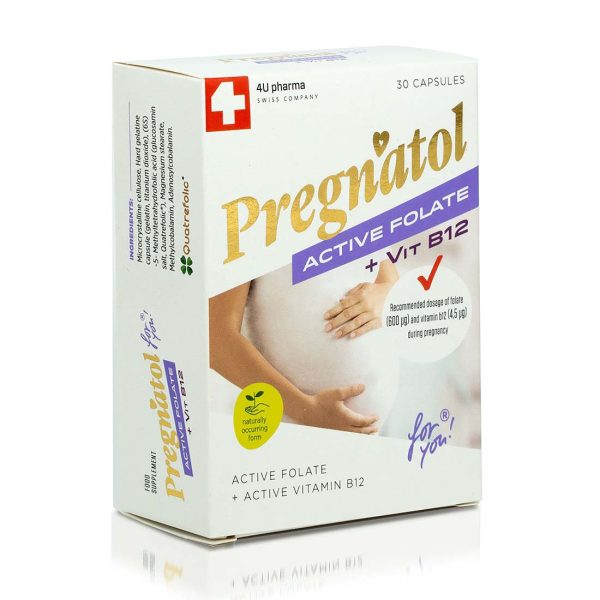 PREGNATOL ACTIVE FOLATE + VIT B12 CAPS A 30
