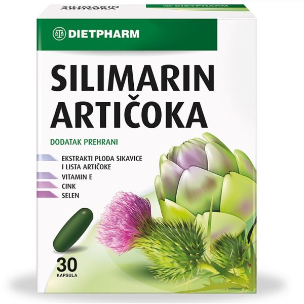DIETPHARM Silimarin Artičoka kapsule A30