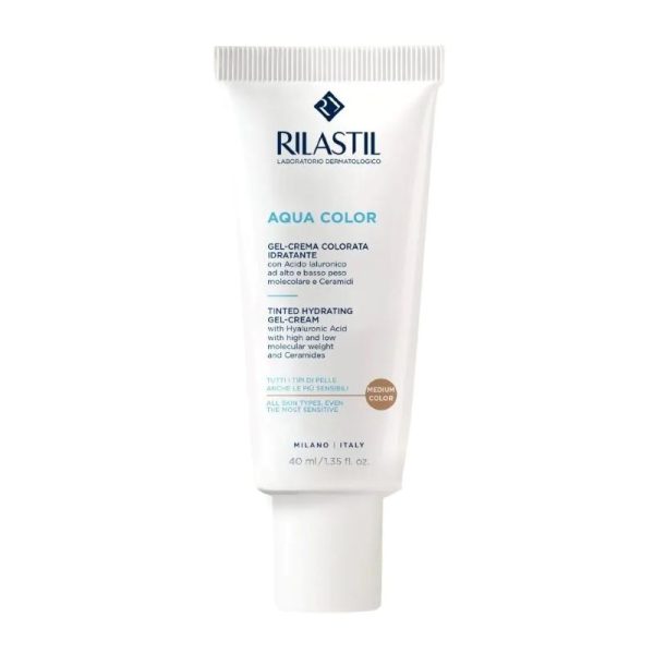 RILASTIL AQUA COLOR HIDRATANTNA GEL-KREMA MEDIUM 40 ML