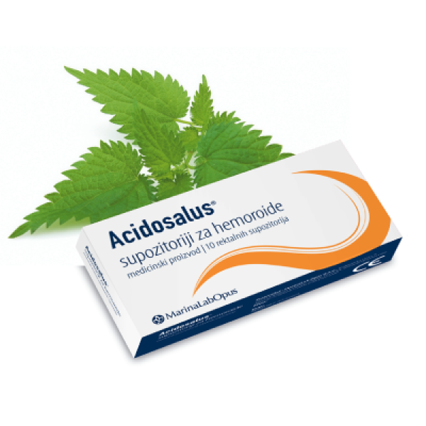 ACIDOSALUS SUPOZITORIJI ZA HEMEROIDE A 10