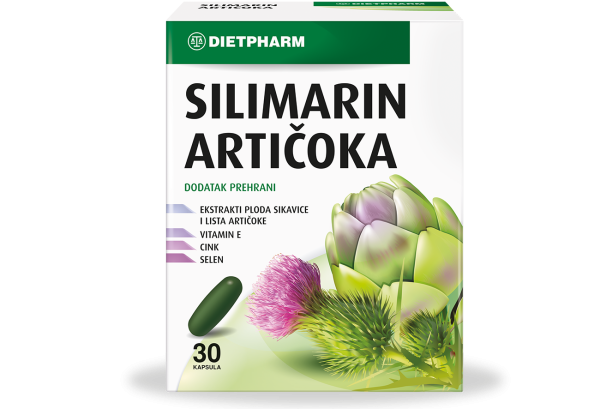 DIETPHARM Silimarin Artičoka kapsule A30