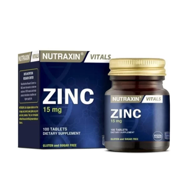 NUTRAXIN ZINC 15 MG A 100 TBL