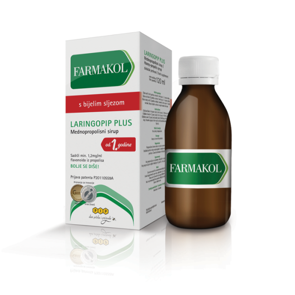 Farmakol Laringopip plus - mednopropolisni sirup 100ml