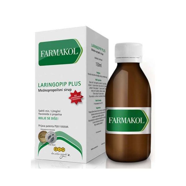 Farmakol Laringopip plus - mednopropolisni sirup 100ml