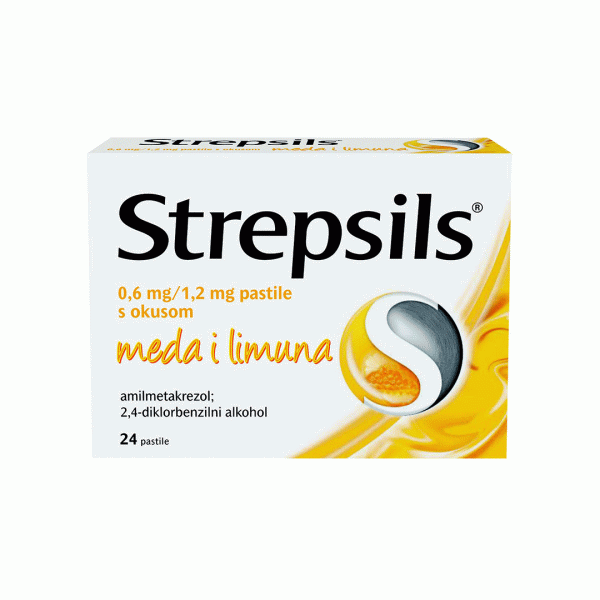 Strepsils Med i Limun pastile a24