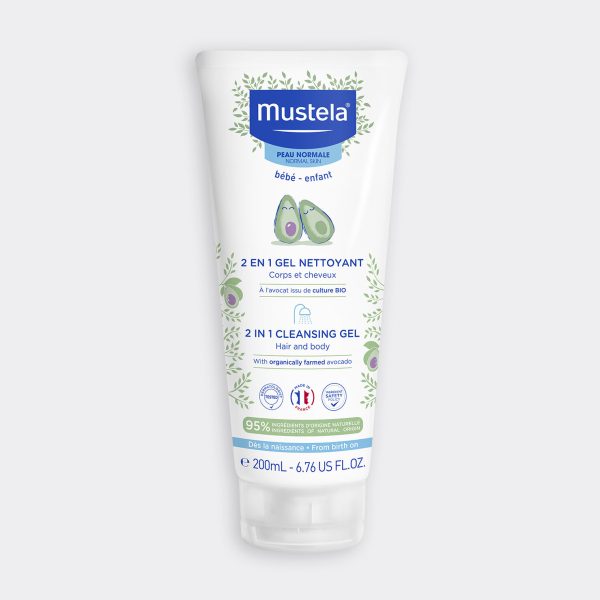Mustela 2 u 1 šampon za kosu i tijelo s avokadom 200ml