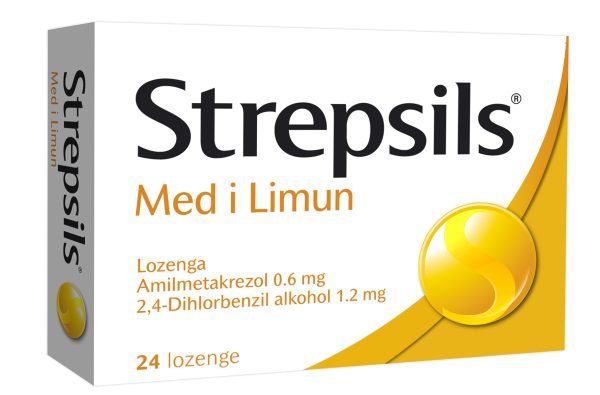Strepsils Med i Limun pastile a24