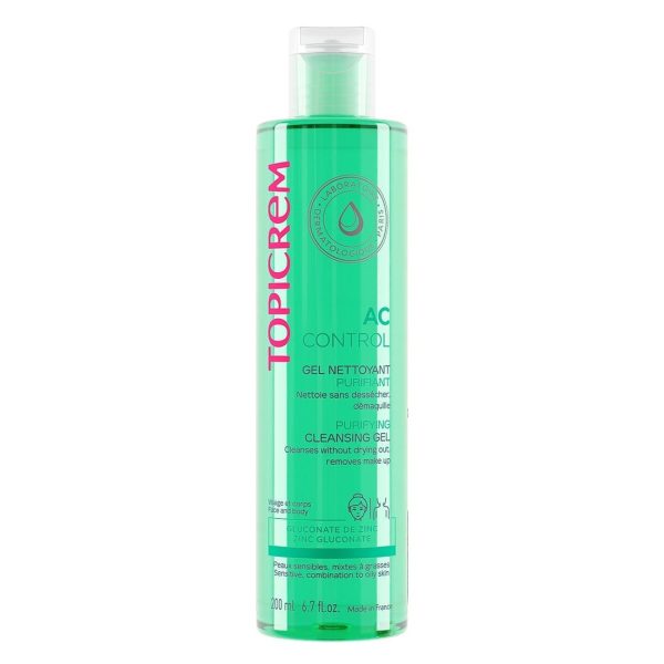 TOPICREM AC CONTROL Gel za čišćenje lica 200ML