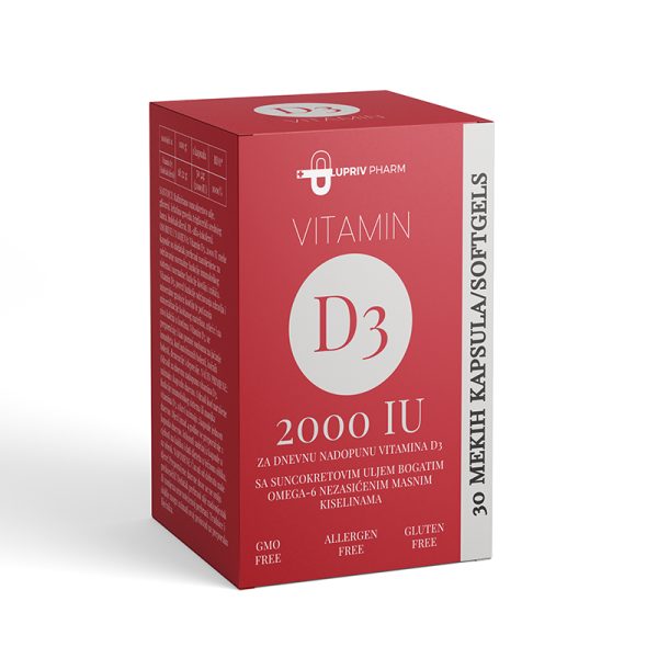 VITAMIN D3 2000 IU A30 (LUPRIV PHARM)